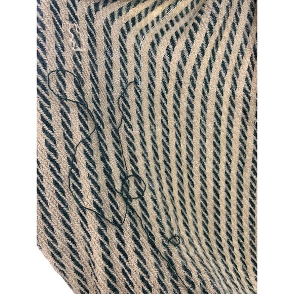 Striped Infinity Scarf Beige & Green - Picture 7 of 7